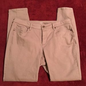 Light brown LOFT jeans